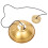 Gouden Hanglamp Met Industrieel Design Voor 6
