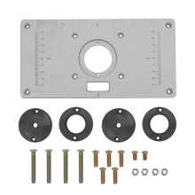 Aluminium-Frästisch 235x120x8mm für Holzbearbeitung