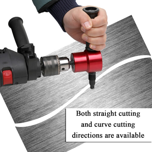 Double-headed Sheet Metal Nibbler Cutter 360 Adjustable 1