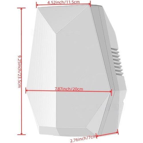 Wall-Mounted Hand Dryer Automatic Sensor Quiet Operation No-Drill Installation Slim Design Bathroom Home Kitchen Hotel 1
