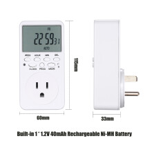 Digitaler Zeitschaltstecker LCD programmierbar