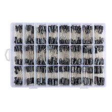 500pcs Electrolytic Capacitors Assortment Kit 24 Values 0.1UF-1000UF