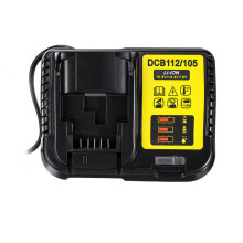 DCB112 Li-Ion Charger for Dewalt 12V 14.4V 18V Lithium Cells