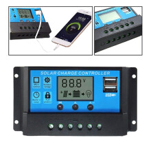 50W 5V/18V Monokristallines Solarpanel Dual USB IP65