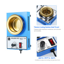 250W Mini-Lötkessel 80mm 800g bleifrei Ti-Beschichtung