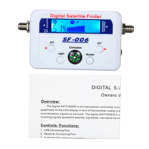 Digitales Satelliten-Signal-Finder mit LCD-Display