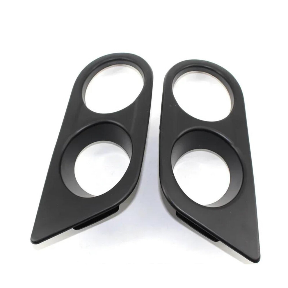 Car Front Bumper Grill Fog Cover For Bmw E46 M3 2001-2006 Honeycomb Mesh Grille Trim Matte 1 Pair Light/Black 9393856523818