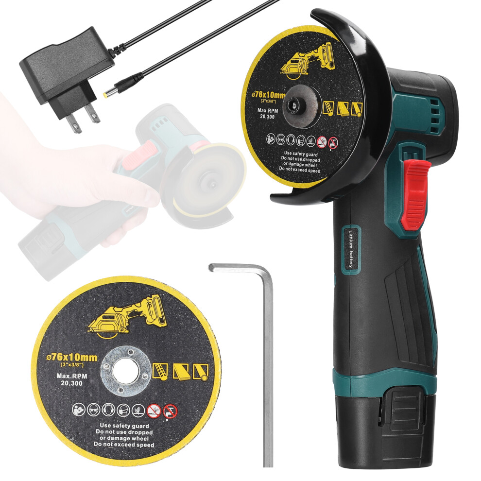 3In Electric Angle Grinder Brush Motor Multifunctional Lithium Cutter 323163281698