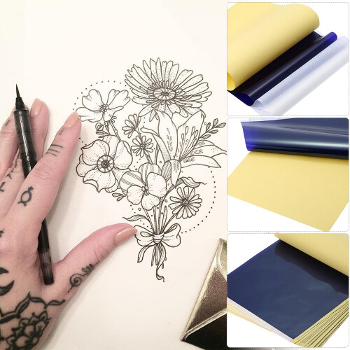 Tattoo-Transferpapier 100 Blatt A4 Größe 2