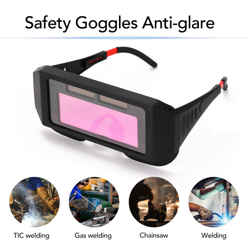 Solar-Schweißbrille mit Automatikfilter, Blendschutz & UV-Schutz 1