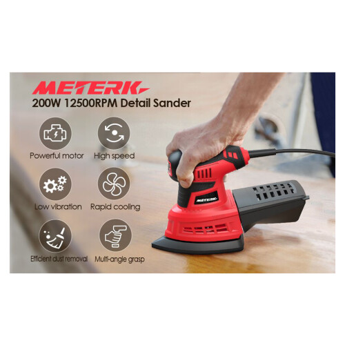 Meterk 200W Maus-Schleifer UK 2