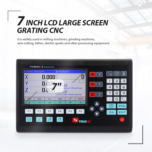 7 Inch LCD CNC Digital Readout Control Panel for Lathe Milling 1