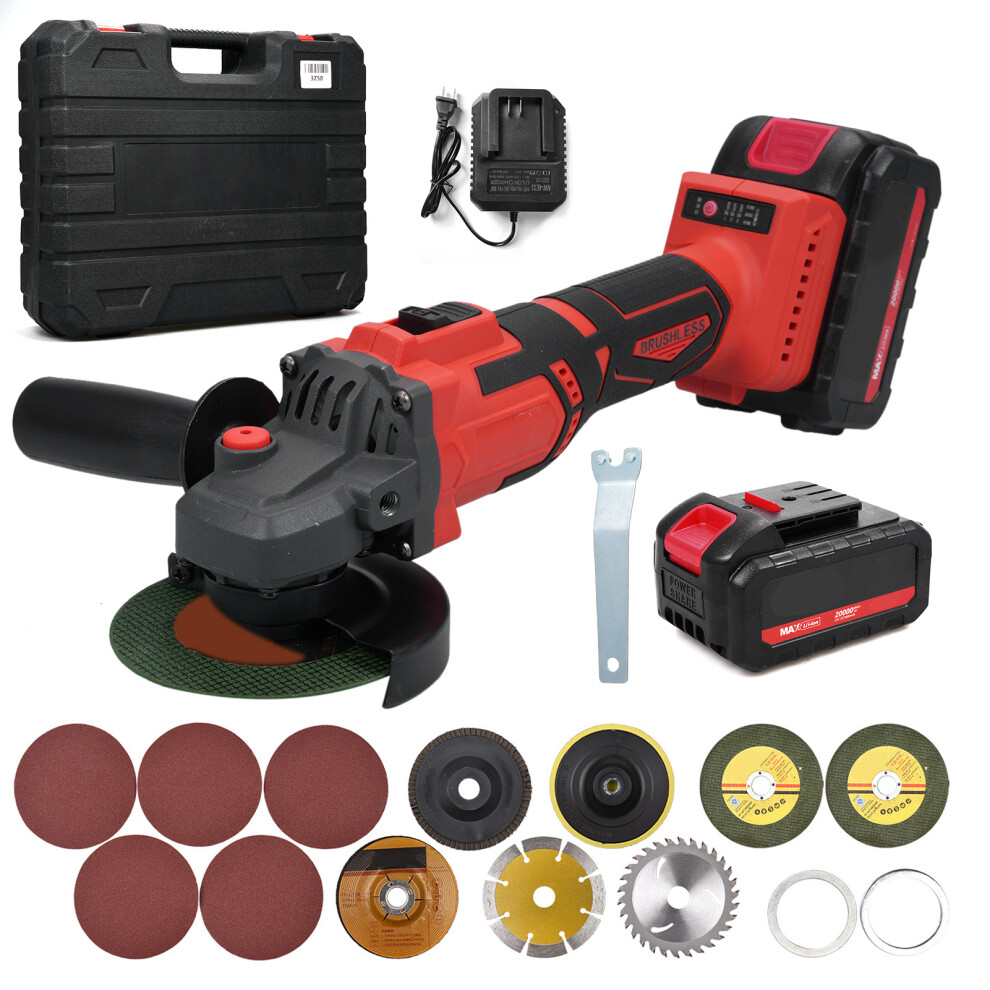 Cordless Angle Grinder 21V 9000Rpm With 4.0Ah Battery And Charger 323163282459