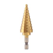 1x HSS-Stufenbohrer Titan-beschichtet 4-22mm Sechskant
