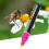 Plastic Bee Queen Marker Pen 8 Colors Pink 2