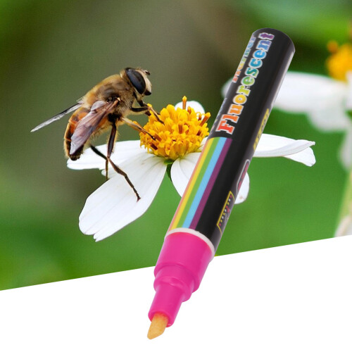 Plastic Bee Queen Marker Pen 8 Colors Pink 1
