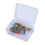 100x Nylon-Polierbürsten Dental-Mixfarben flach 5