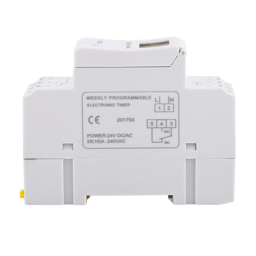 LCD-Wochenrelais 16A/8A DC24V 1
