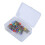 100x Nylon-Polierbürsten Dental-Mixfarben flach 2