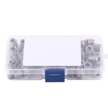 50x M4-M10 Zinc Alloy Hex Insert Nuts Assortment
