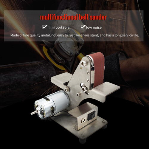 Mini Belt Sander Desktop Electric Sanding Grinding Machine 1