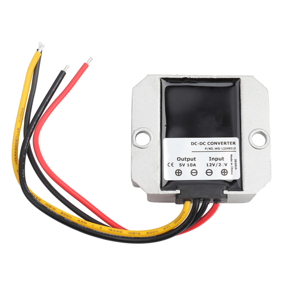 Dc12v/24V To 5V 10A 50W Buck Converter Waterproof Ip68 610830954260