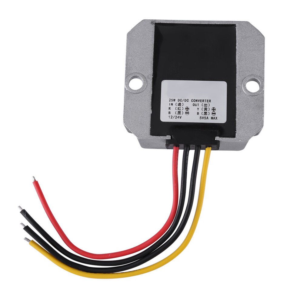Dc-Dc 12V/24V To 5V 5A Buck Converter Module For Car 610830954949
