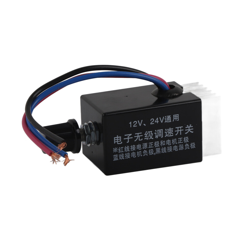 Universal Dc 12V/24V Motor Speed Controller For Car Truck Fan Heater 610830955021