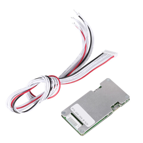 24V 20A 7S Li-Ion 18650 BMS mit Balancierung