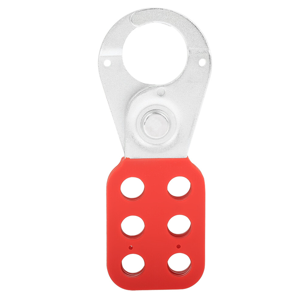 1 PCS Red Industrial Safety Lockout Hasp Steel Hook-image-OPC-PMCKX92-NEW