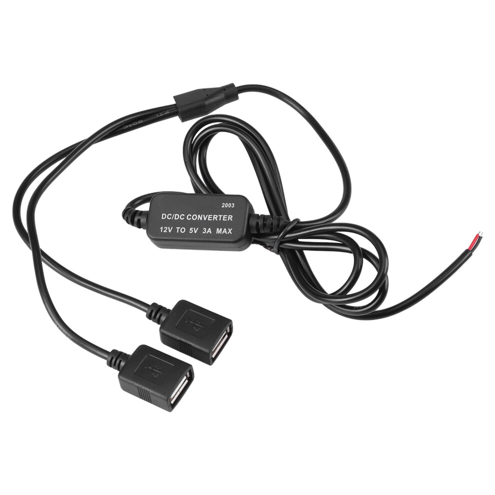 Dc-Dc 12V To 5V 3A Dual Usb Voltage Step Down Regulator 610830953362