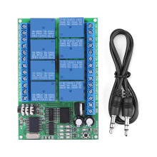 DC 12V 8CH DTMF Relais Telefon-Sprachdecoder Fernschalter
