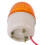 LED Blitzwarnlampe 220V 15W Gelb 5