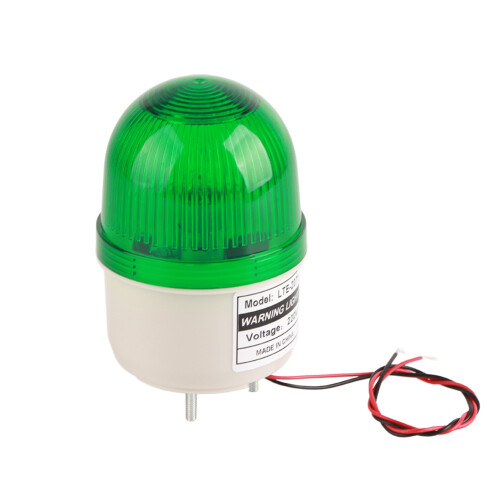 LED Blitzwarnlampe 220V 15W Grün 1