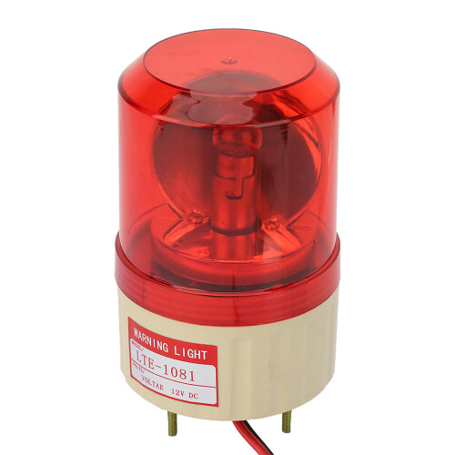DC 12V Blink-Rotationswarnleuchte Alarm (Rot, Industrie) 1