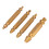 4x Doppelwandige Schraubenentferner-Bits 4