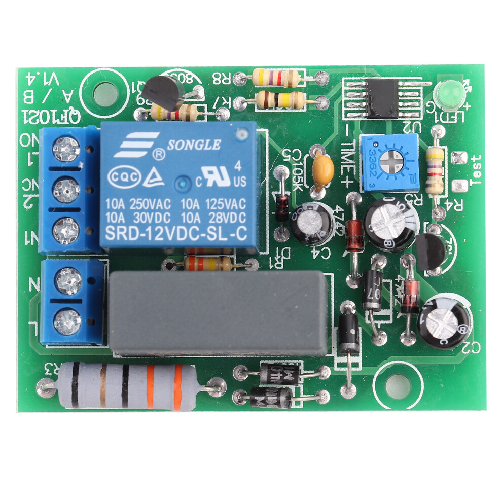 220Vac Timer Delay Switch Module 0~10Min Adjustable 610830955496