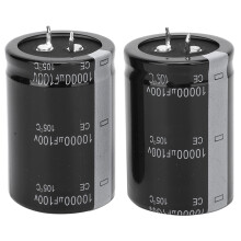2pcs 10000uF 100V Electrolytic Capacitor 105 35X50mm