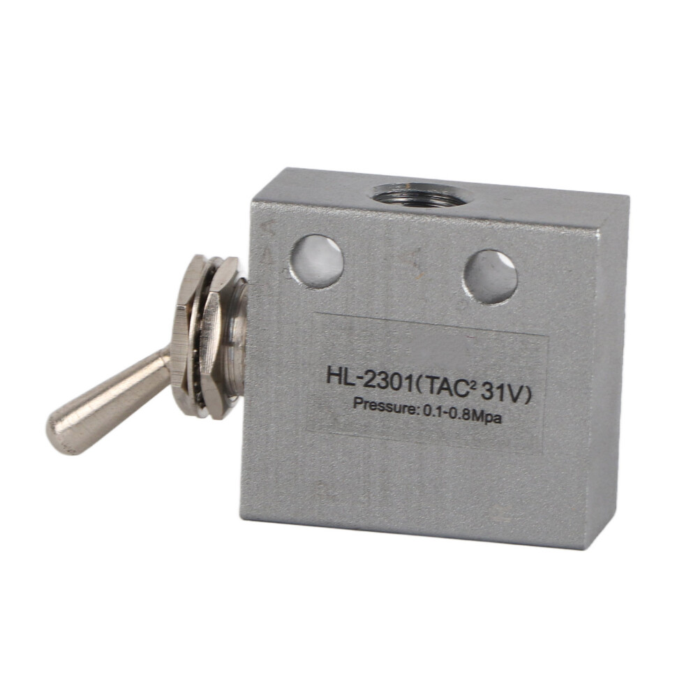 Hl2301 3 Position 2 Port Toggle Switch Pneumatic Mechanical Valve 610830952006