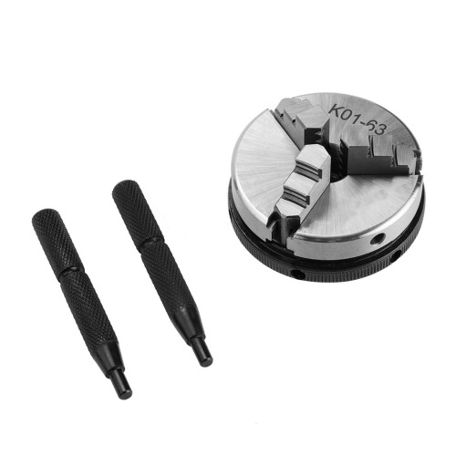 1pc 3-Jaw K01-63/M14 Manual Self-Centering Lathe Chuck