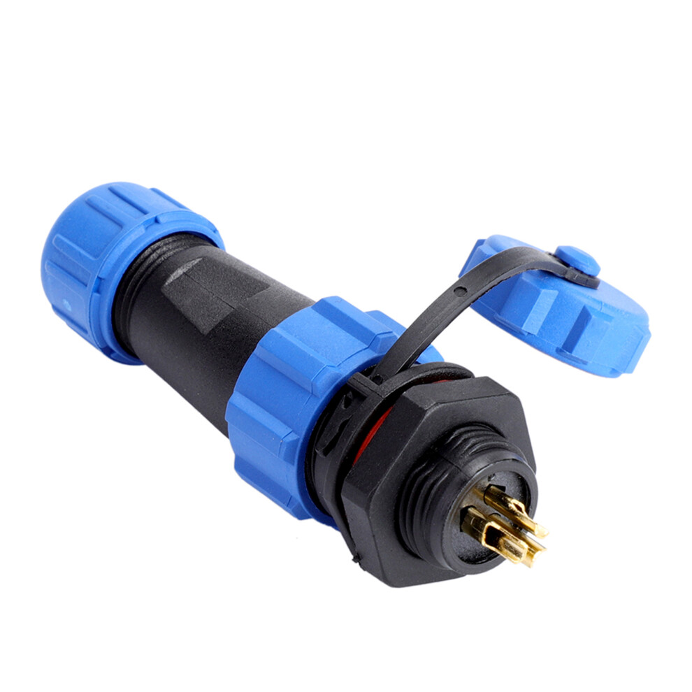 Ip67 Sp13 3Pin Waterproof Plastic Plug Socket Connector ( 3Pin) 610830952334