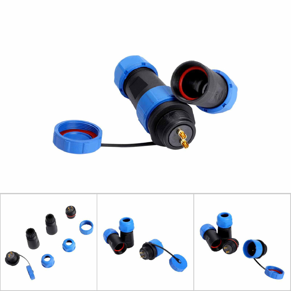 Sp21 Ip68 2Pin Waterproof Aviation Plug Connector 610830952426