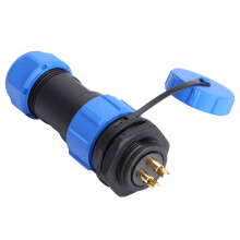 SP21 IP68 4Pin wasserdichter Steckverbinder