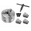 4in 3-Jaw Self Centering Lathe Chuck Extra Jaws 1