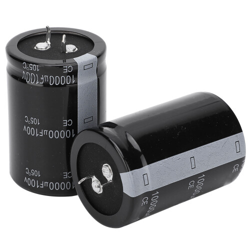 2pcs 10000uF 100V Electrolytic Capacitor 105 35X50mm 2