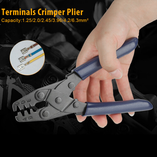 Cable Crimp Pliers Ratchet Wire Terminal Crimper 1