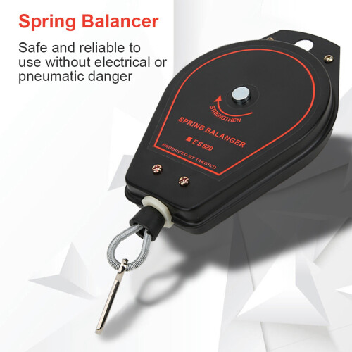 Spring Balancer Retractable Tool Holder Hanger 0.6~2.0kg Black 1