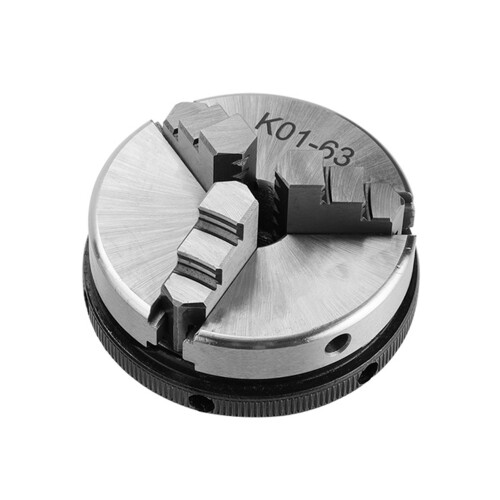 1pc 3-Jaw K01-63/M14 Manual Self-Centering Lathe Chuck 1
