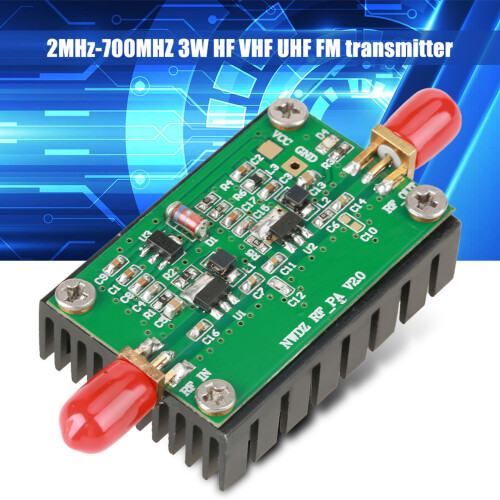 2MHz-700MHz 3W HF/VHF/UHF FM Sender Verstärker 1