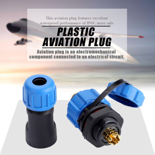 IP67 SP13 7Pin wasserdicht Kunststoff-Steckverbinder 1
